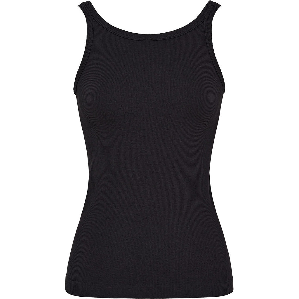 Microfiber T&S Lone rib tank Top Tank top Nero