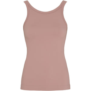 Microfiber T&S Lone rib tank Top Tank top Rosa antico