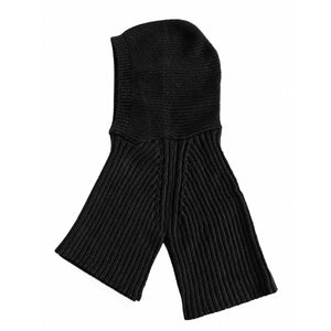 Clothing T&S Lynn Hooded Cape Poncho Black