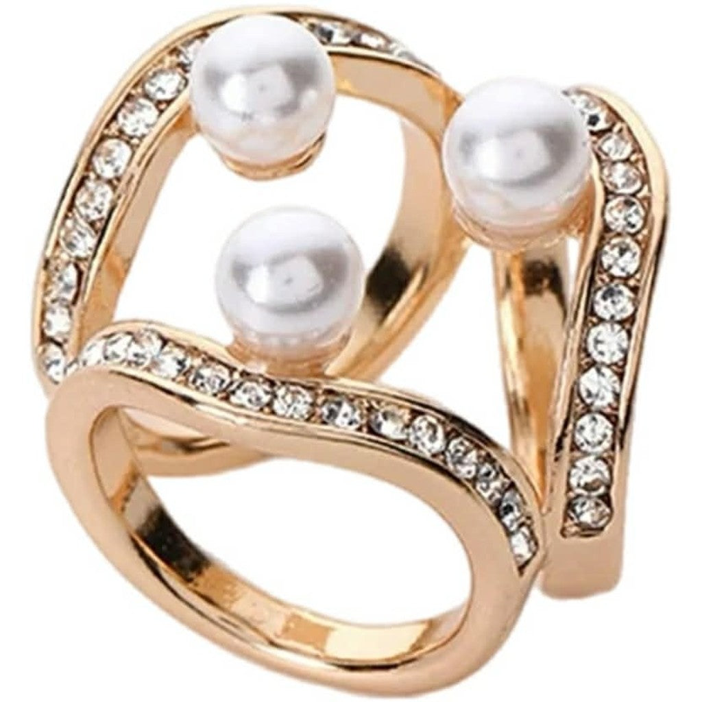 Jewelry T&S Lynne Scarf Ring Scarf Ring Gold
