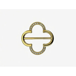 Jewelry T&S Madde Scarf Ring Scarf Ring Gold