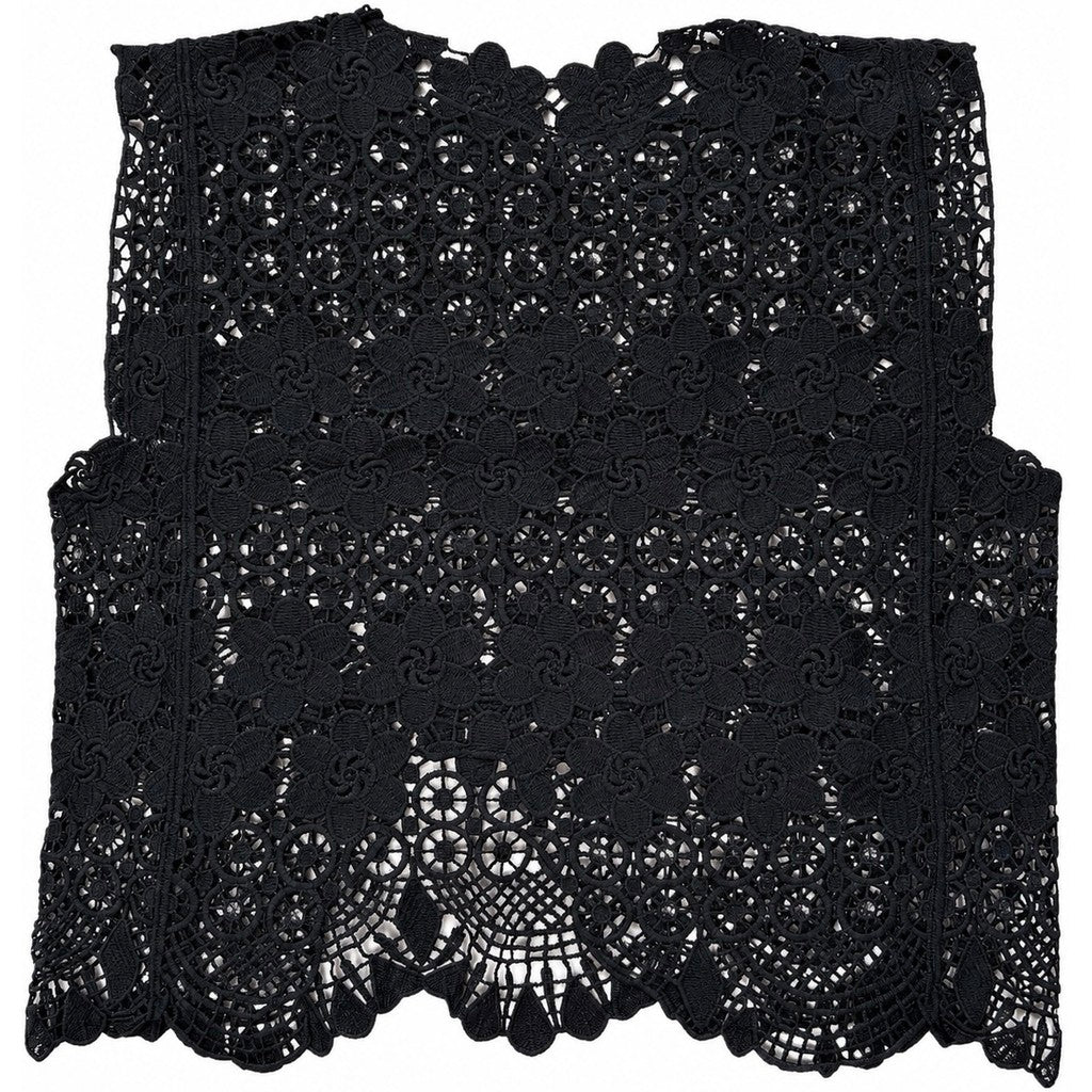 Clothing T&S Maren Lace Top Top Black
