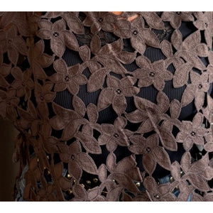 Clothing T&S Maren Lace Top Top Brown