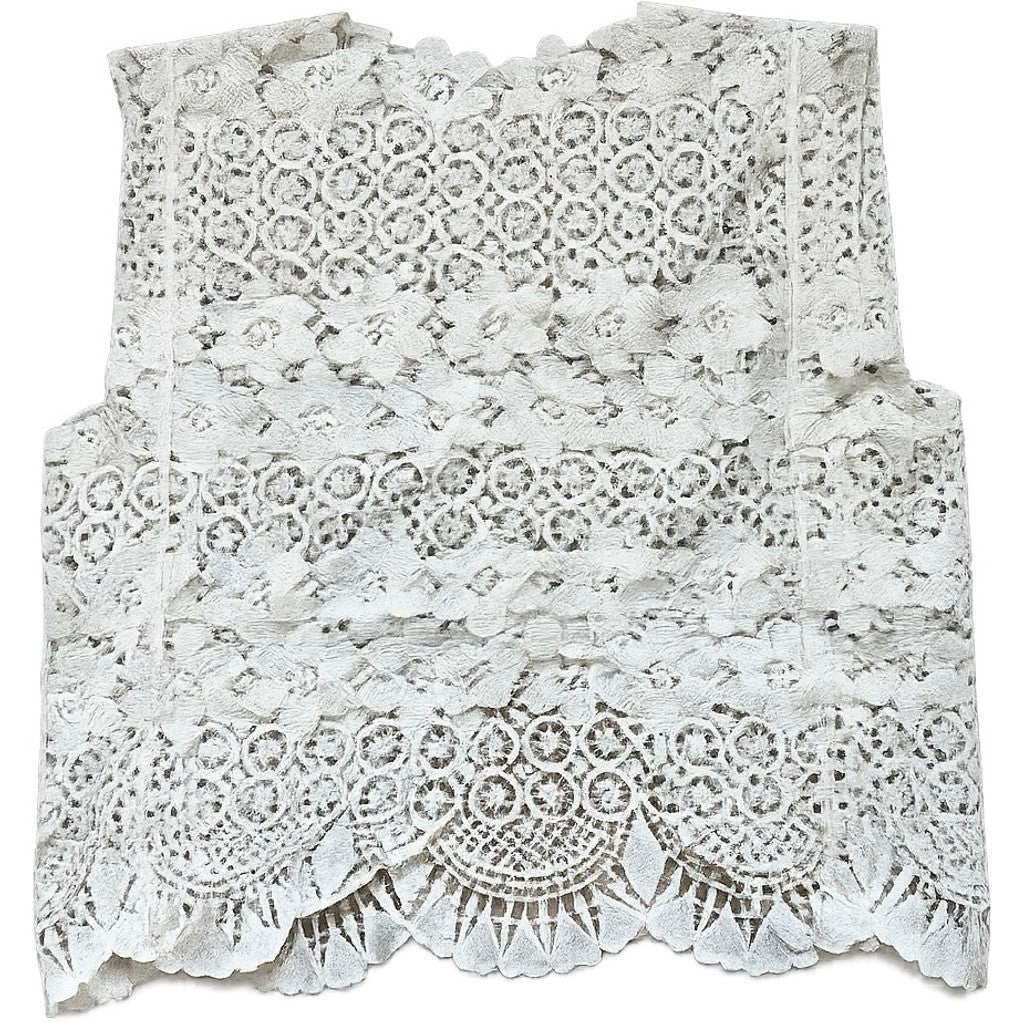 Clothing T&S Maren Lace Top Top Off White