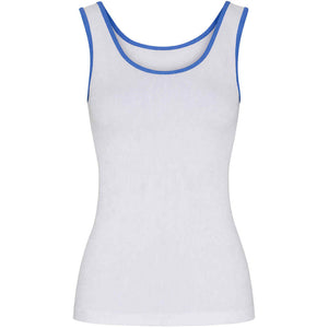 Microfiber T&S Marie rib Top Rib Top Bianco/alaska