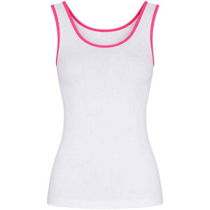 Microfiber T&S Marie rib Top Rib Top Bianco/bubble flou