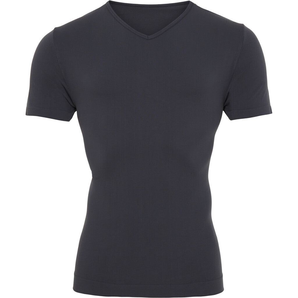 Microfiber T&S Mens V-neck T-shirt Mens Antracite