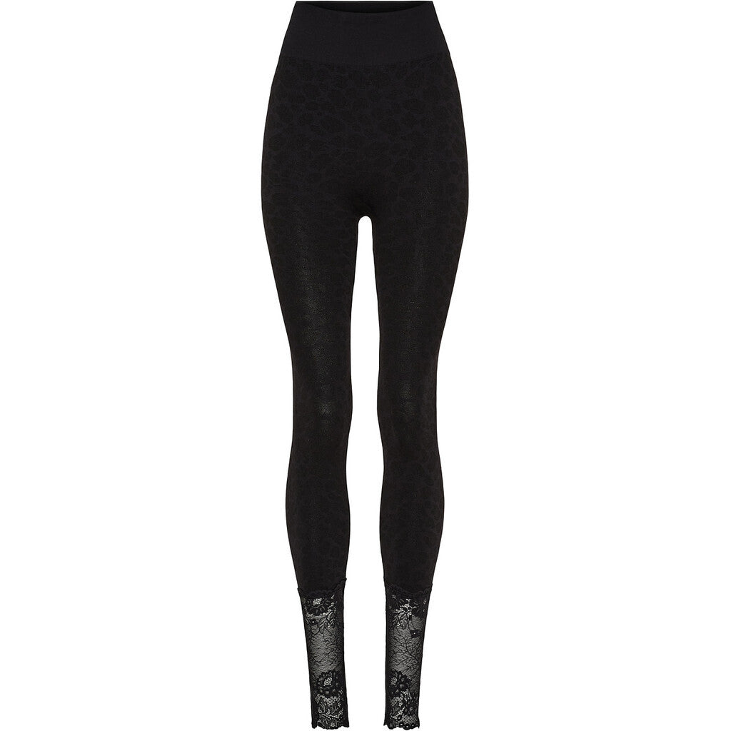 Microfiber T&S Metha Legging lace HW Leggings Nero