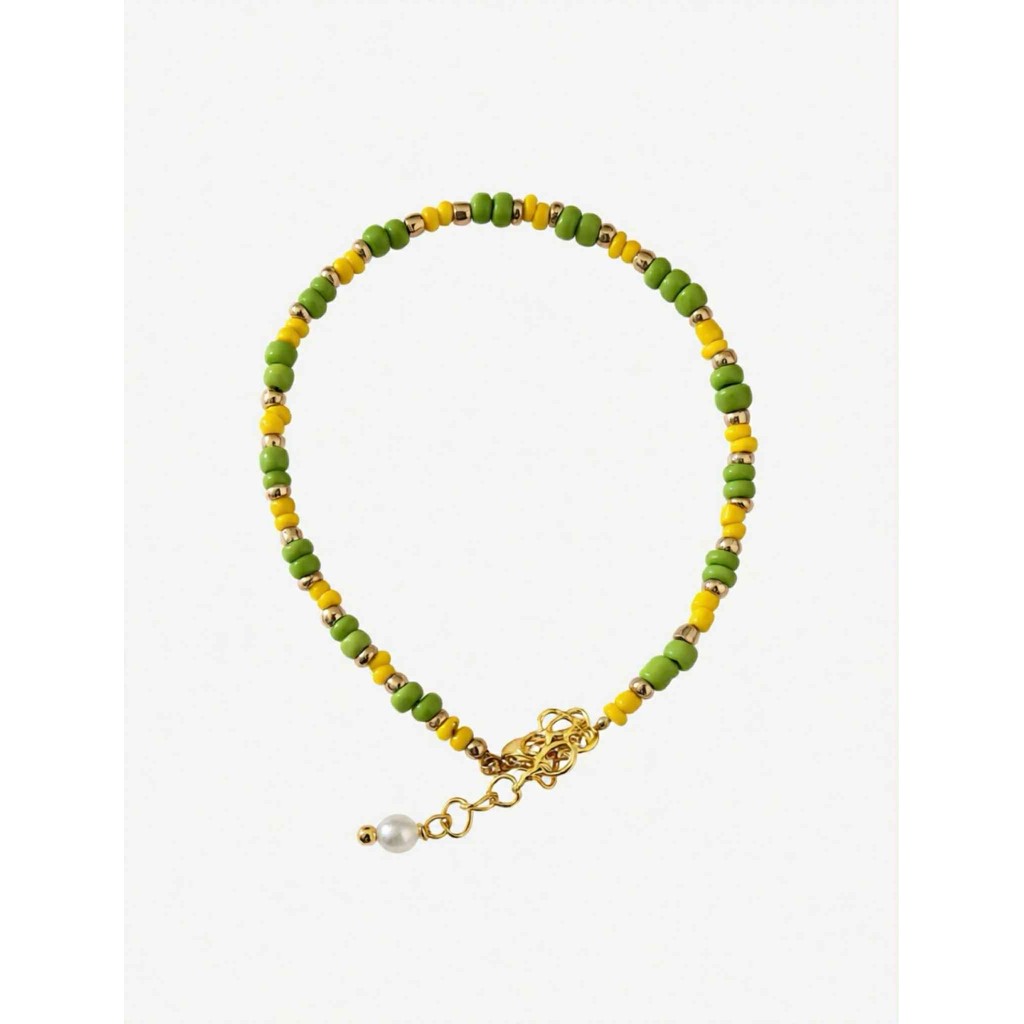 Jewelry T&S Mette Bracelet Bracelet Green/yellow