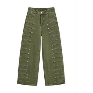 Clothing T&S Michaela Jeans Pants Army