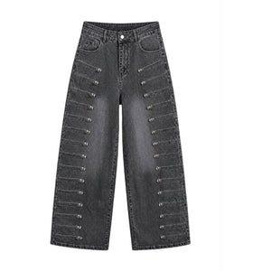 Clothing T&S Michaela Jeans Pants Black stone wash