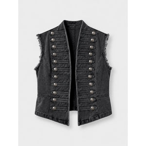 Clothing T&S Michaela Vest Vest Black stone wash