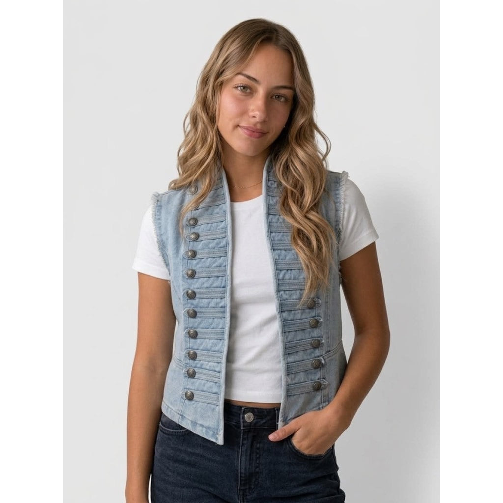 Clothing T&S Michaela Vest Vest Light blue