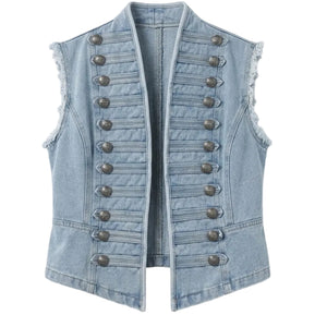 Clothing T&S Michaela Vest Vest Light blue