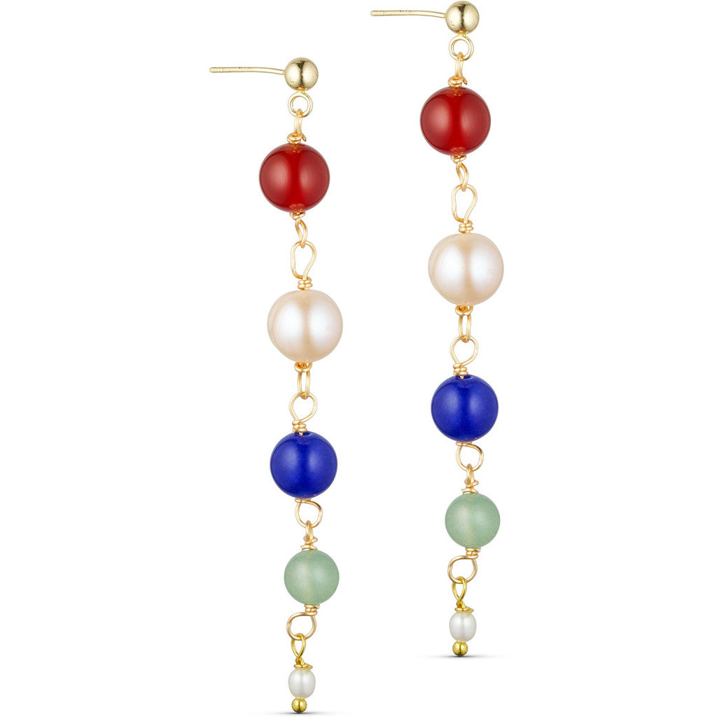 Jewelry T&S Milje Earring Earring Red-blue-green