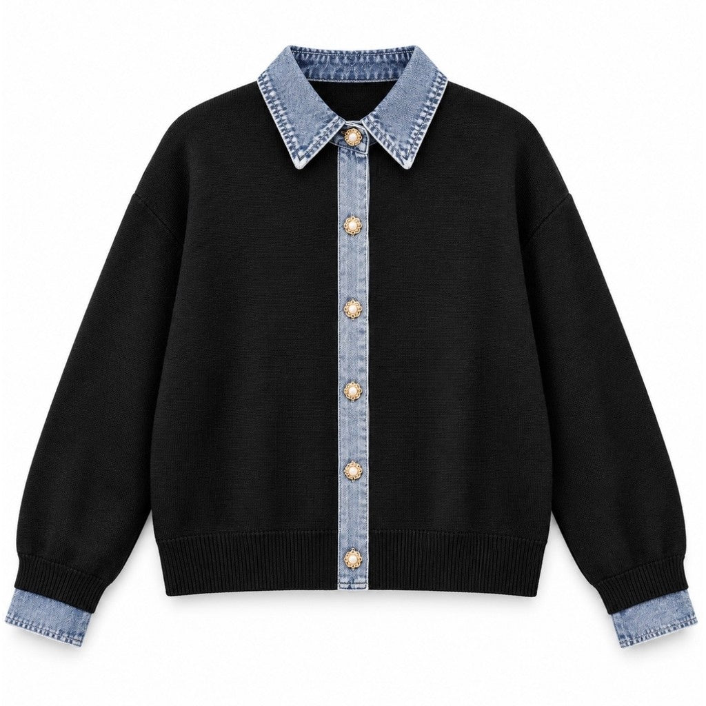 Clothing T&S Mirja Cardigan Cardigan Black