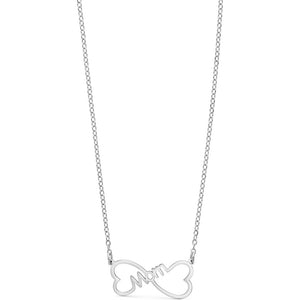 Jewelry T&S Mom heart Necklace Necklace Silver