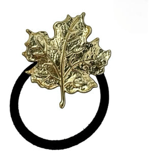 Jewelry T&S Multi elastic Horace 3 pcs. Scarf Ring Leaf-gold