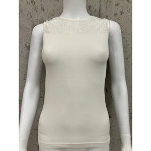 Microfiber T&S Nancy rib Top Top Ivory