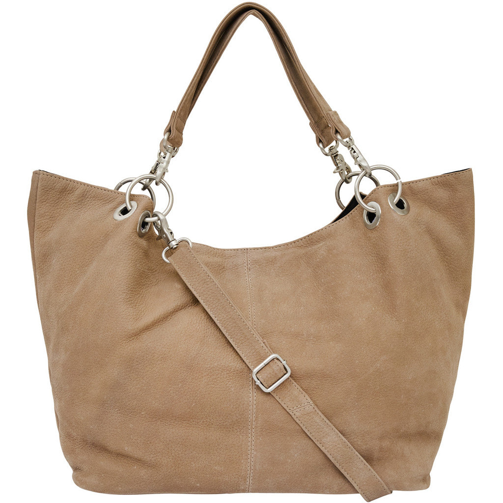 Access T&S Pam big Cross Over Bags Warm Tan Silver