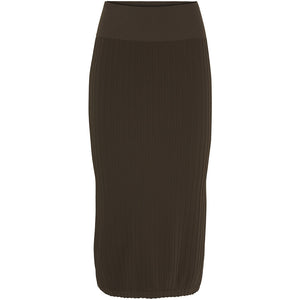 Microfiber T&S Pamela rib skirt Skirt Caffe