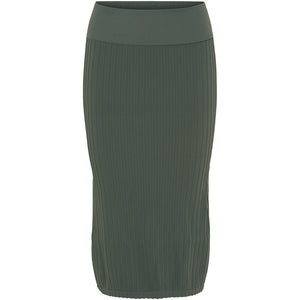 Microfiber T&S Pamela rib skirt Skirt Oliva