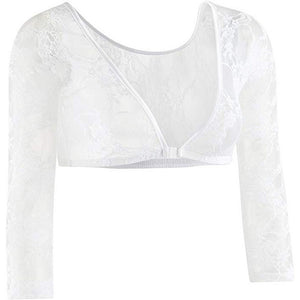 Clothing T&S Paris Lace Top Top White