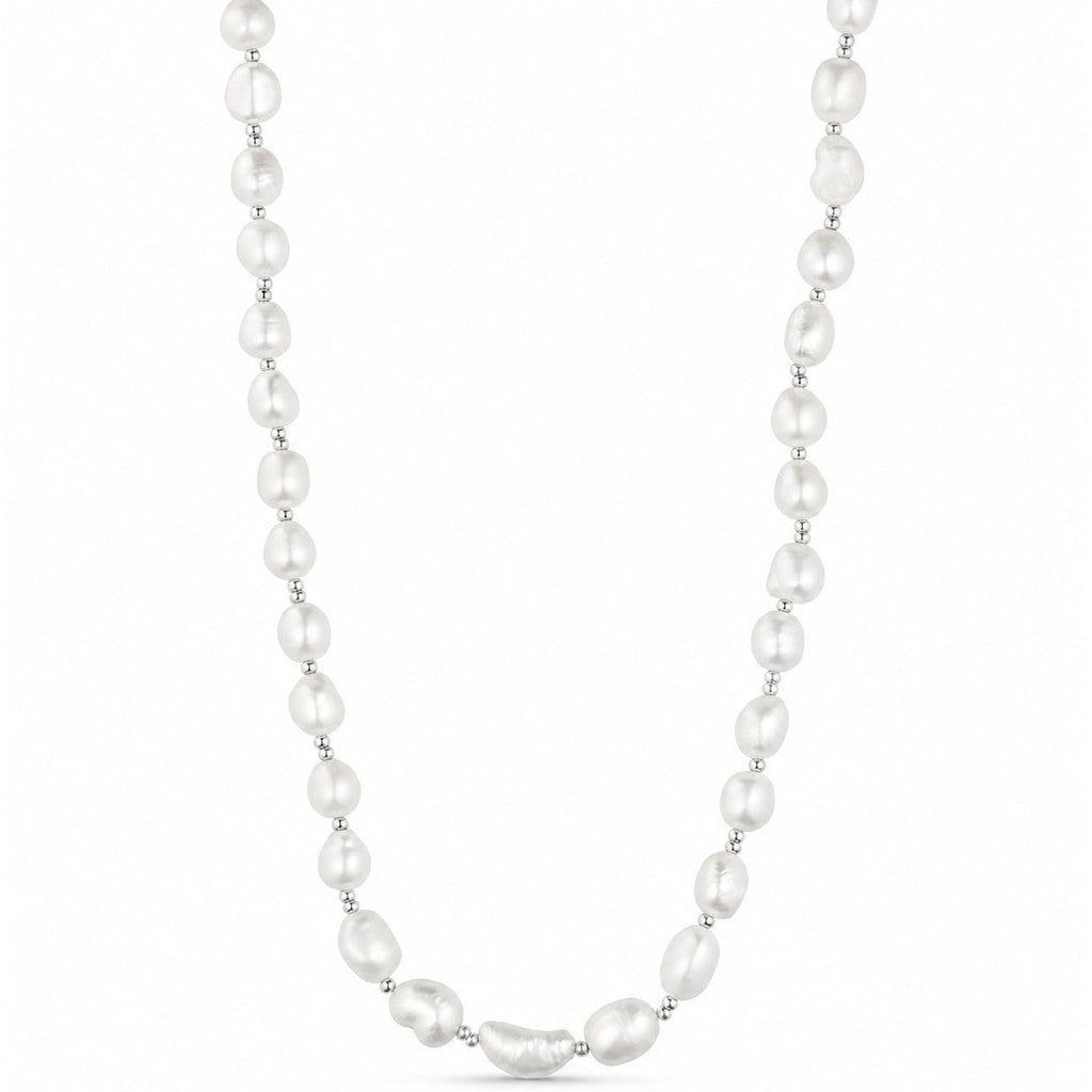 Jewelry T&S Penny Necklace Necklace Natural-silver