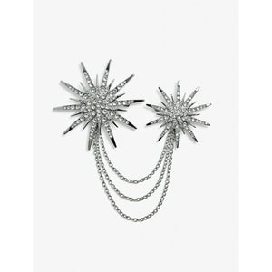Jewelry T&S Pin 2-star Pins Silver
