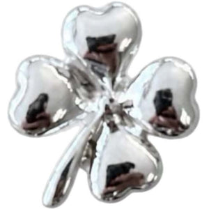 Jewelry T&S Pin 4-leaves Solid Pins Silver