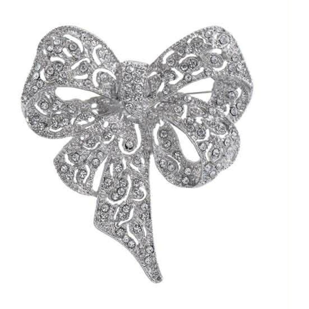 Jewelry T&S Pin Bow Pins Silver