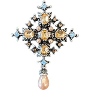 Jewelry T&S Pin Emelie Pins Silver-peach