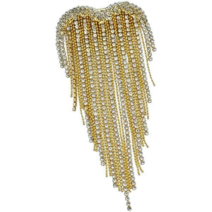 Jewelry T&S Pin Heart Chain Pins Gold