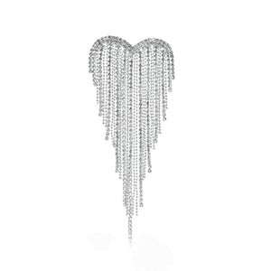 Jewelry T&S Pin Heart Chain Pins Silver