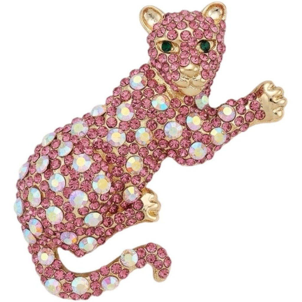 Jewelry T&S Pin Leopard Pins Pink