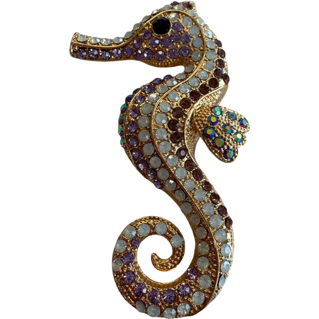Jewelry T&S Pin Sea Horse Pins Purple