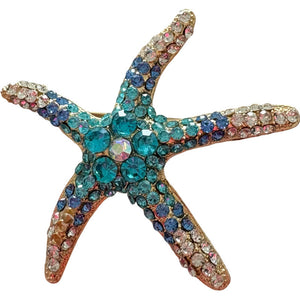 Jewelry T&S Pin Sea Star Pins Turquoise