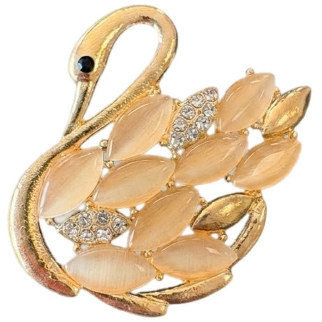 Jewelry T&S Pin Swan Pins Gold