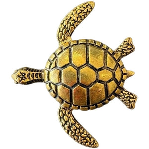Jewelry T&S Pin Turtle Pins Gold