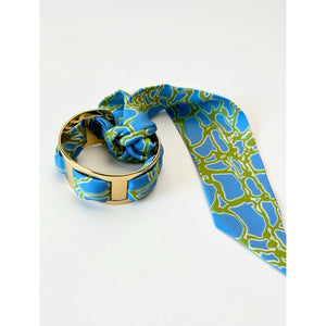 Jewelry T&S Ribbon 1 bracelet Bracelet Blue/Green