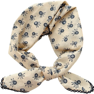 Scarf T&S Samira Cotton Scarf Scarf Beige-blue