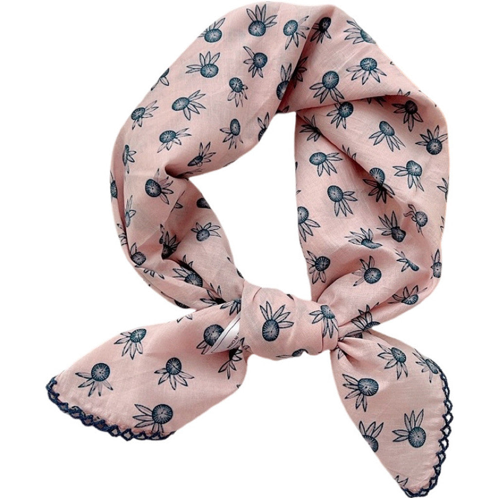 Scarf T&S Samira Cotton Scarf Scarf Rose-navy