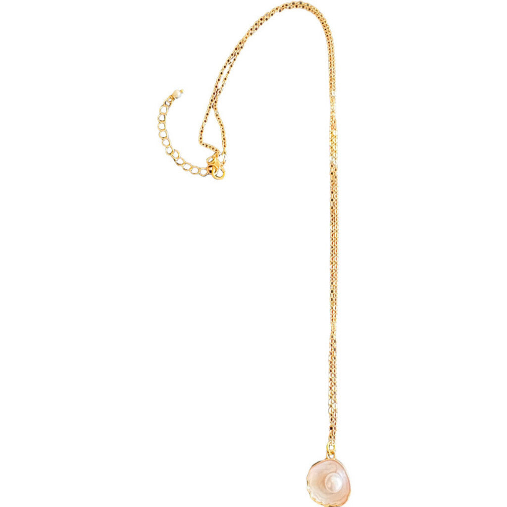 Jewelry T&S Shell Pearl Necklace Necklace Gold