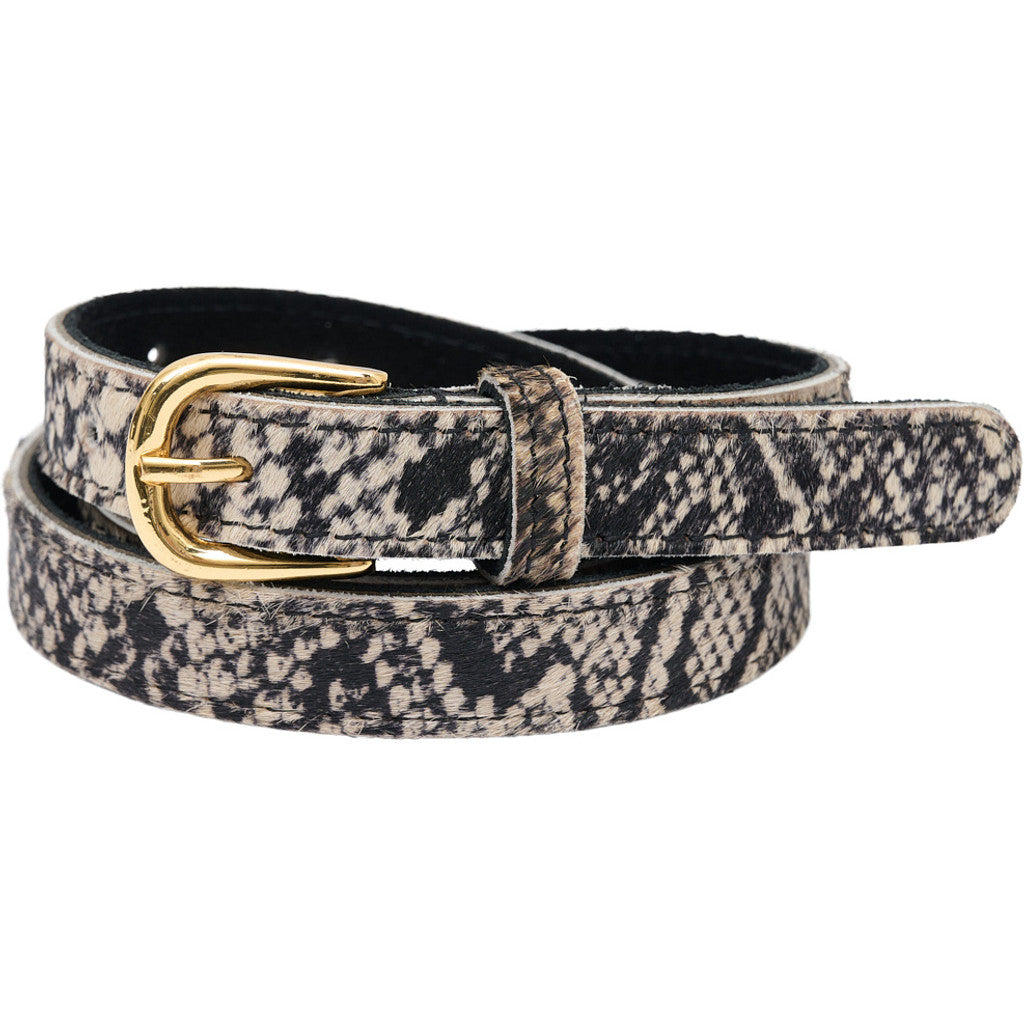 Access T&S Snake Hair On Belt Belts Snake Hair On Gold