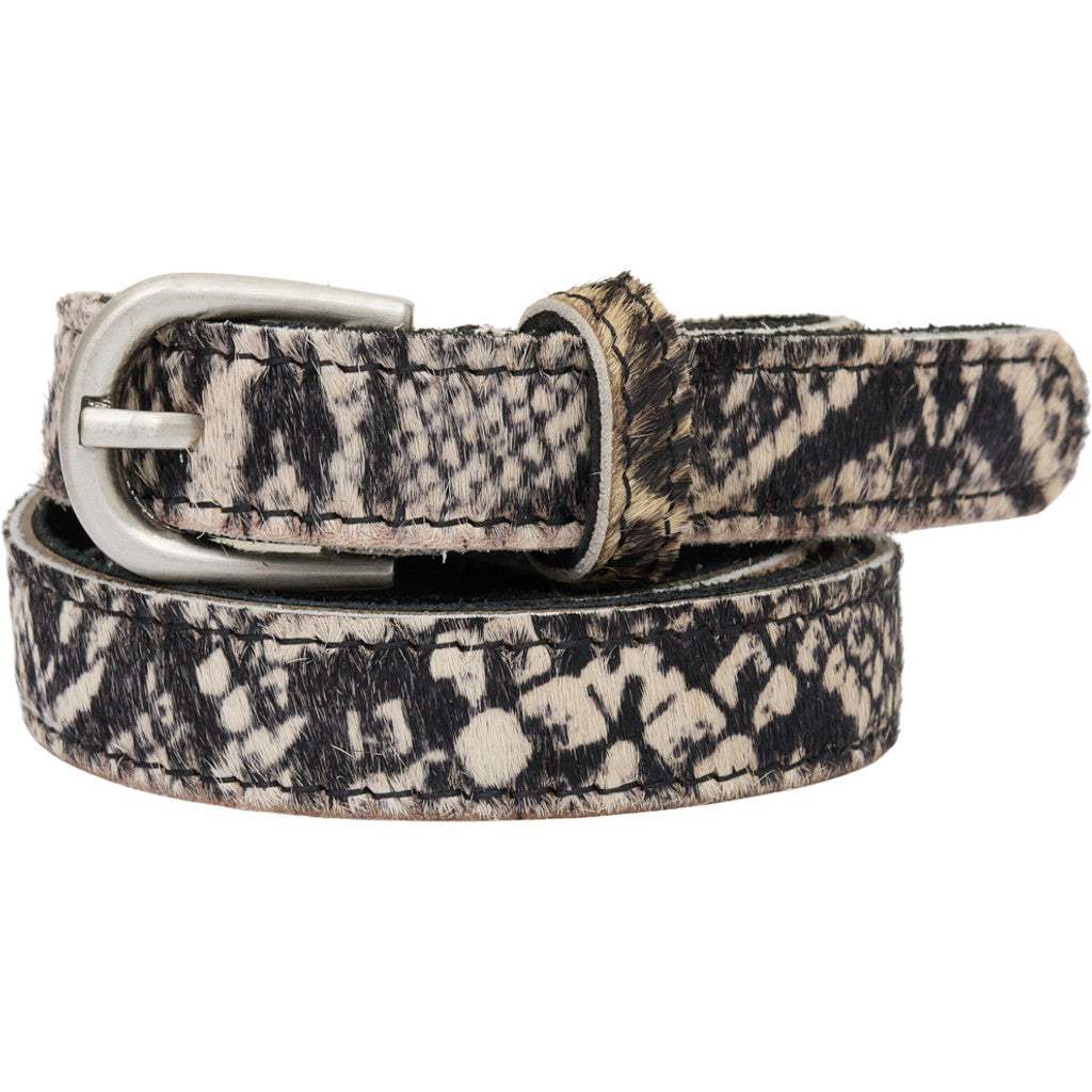Access T&S Snake Hair On Belt Belts Snake Hair On Silver