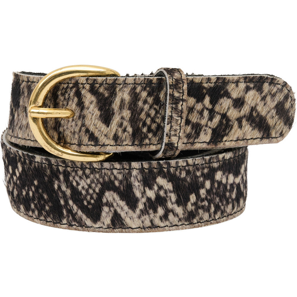 Access T&S Snake Hair On Belt Belts Snake Hair On Gold