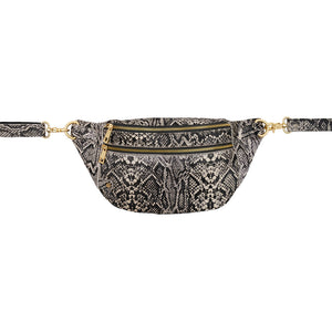 Access T&S Snake Hair on Bumbag Bumbag Snake Gold