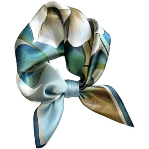 Scarf T&S Søs Scarf Scarf Blue flower