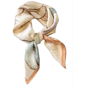Scarf T&S Søs Scarf Scarf Line art flower