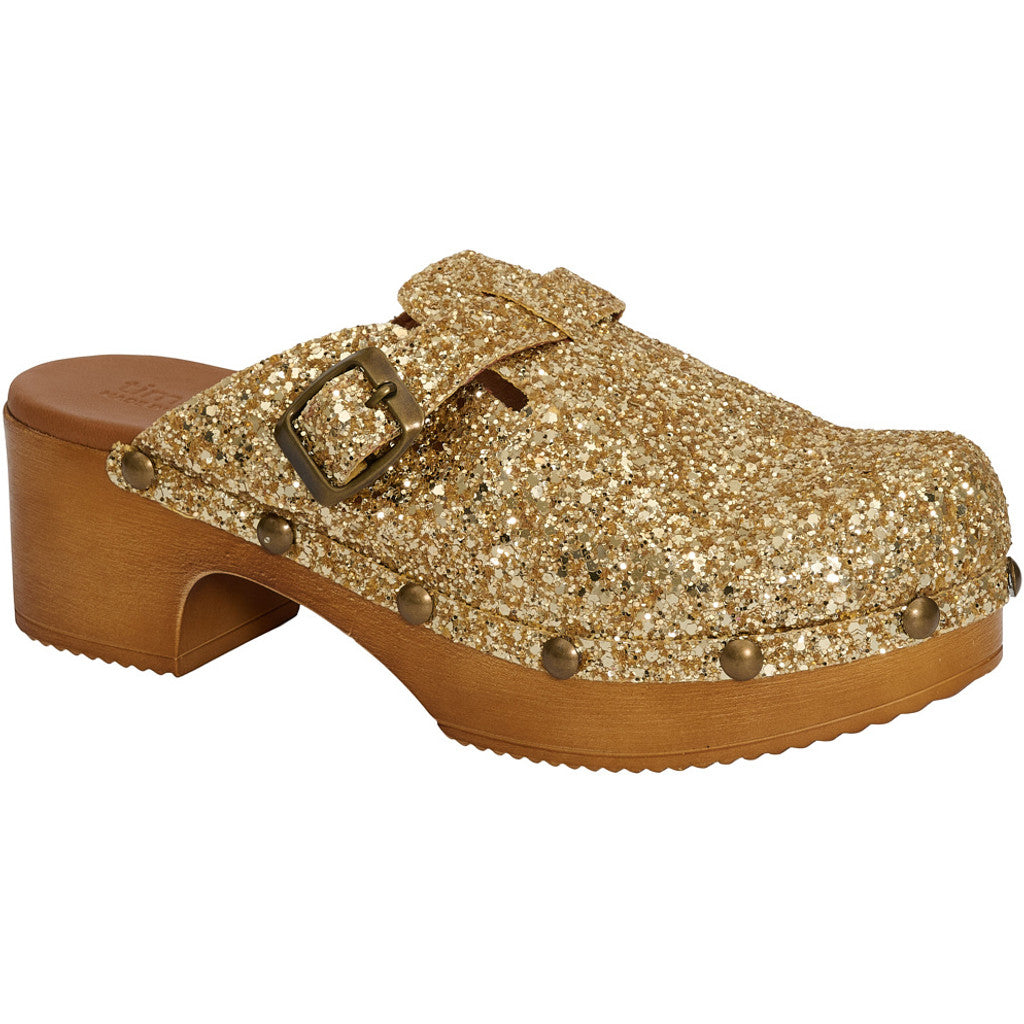 Footwear T&S Sonia Glitter Clog Oro